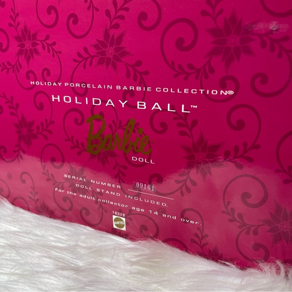 Barbie Vintage “Holiday Ball” 1998 Porcelain Doll New In Box Limited Edition - Picture 5 of 7